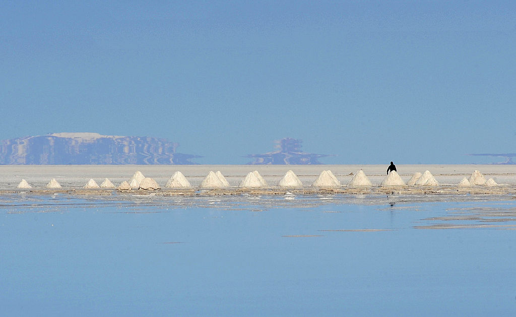 Montes de sal em Uyuni
