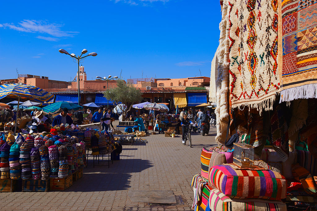 Mercado de rua de Marrakech