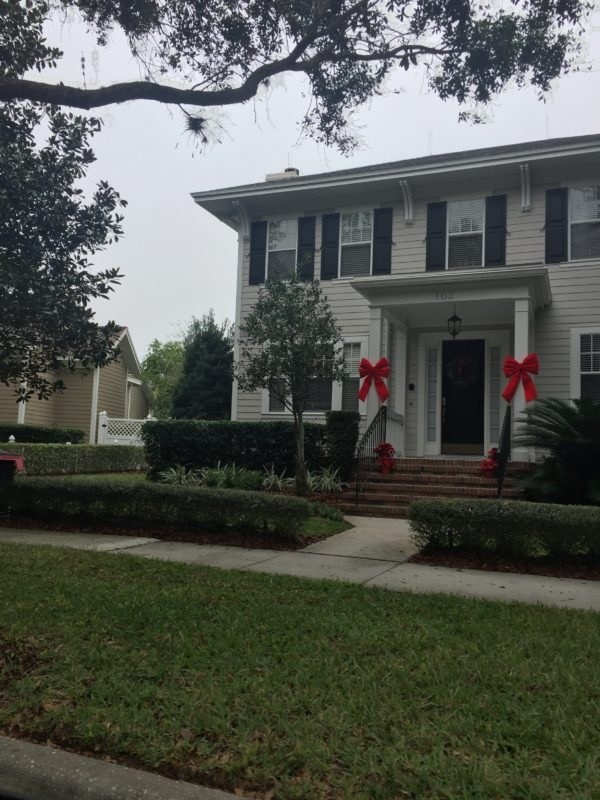Casa com decoração de natal na Flórida