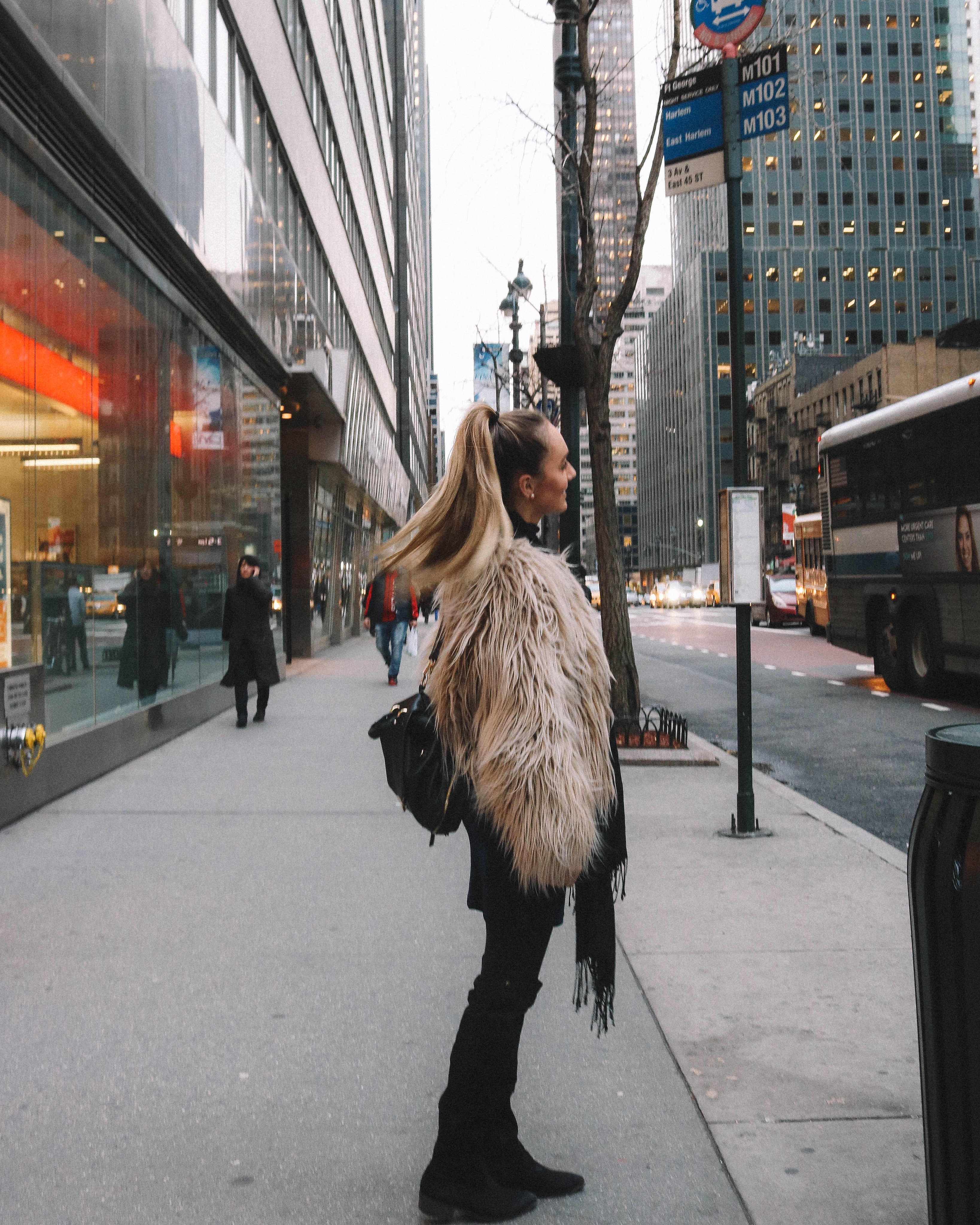Rafa Keunecke conhece a Time Square, em Nova York com o STB