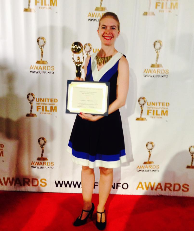 Sabrina Percario leva prêmio de Melhor Atriz na United International Film Festival