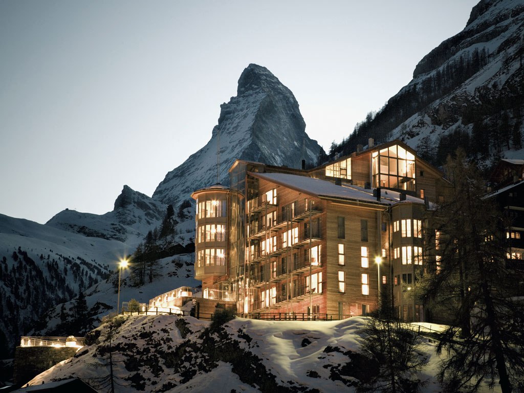 Hotel na montanha Matterhorn, na Suíça