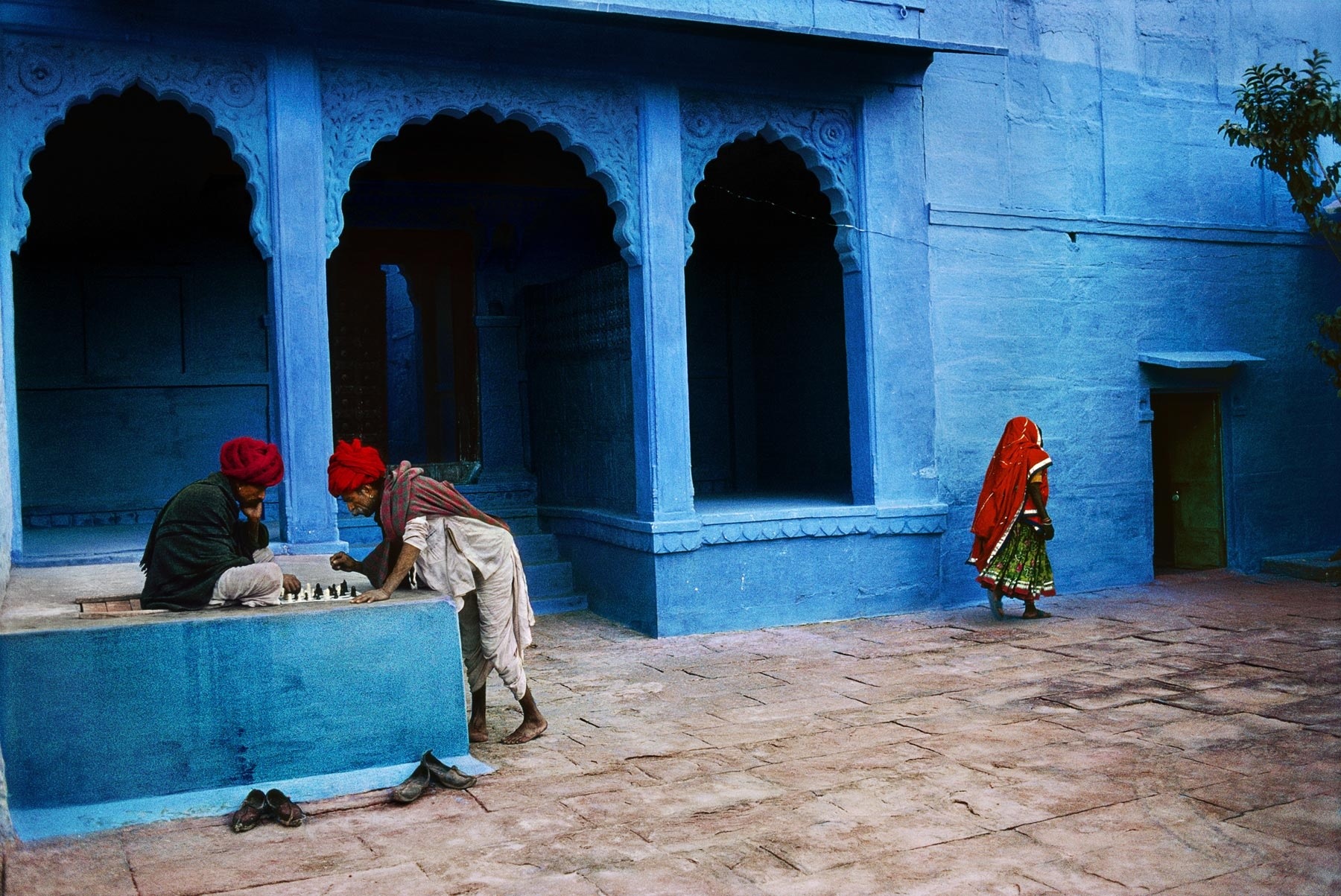 Cidade azul na Índia