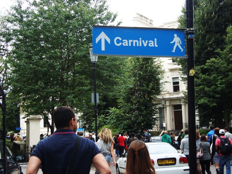 Carnaval de rua, em Londres