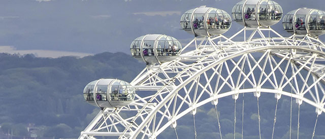 Uma das Top 10 atrações em Londres - London Eye