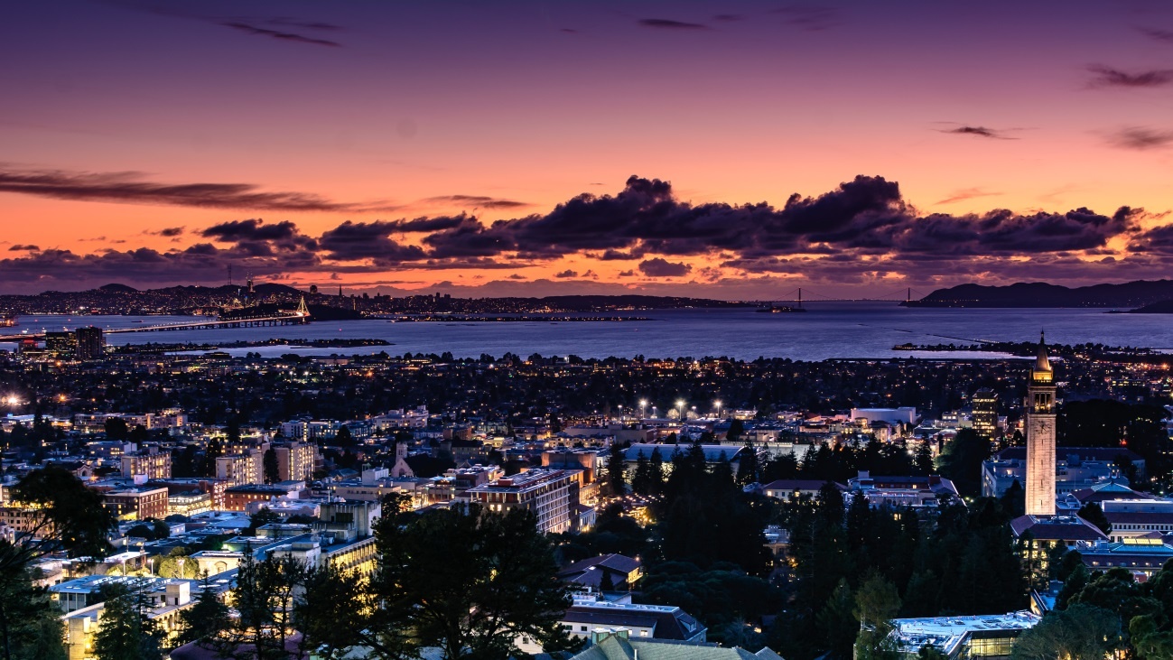 Vista para a cidade de Berkeley